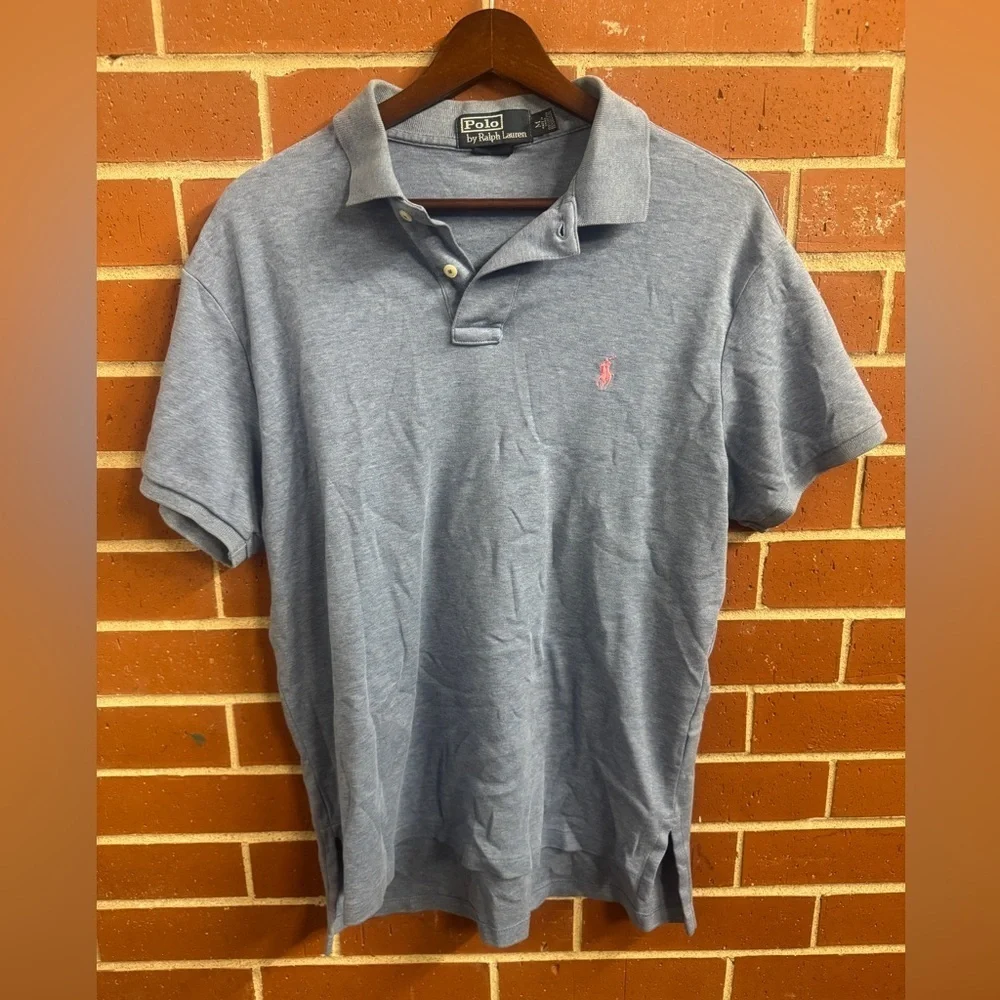 Polo Ralph Lauren Polo Shirt Men’s Medium Blue Classic Fit Short Sleeve